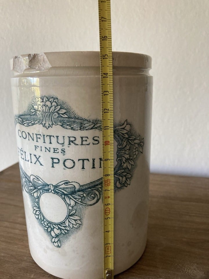 Pot en grès confiture Félix Potin années 30/40 — foto 6