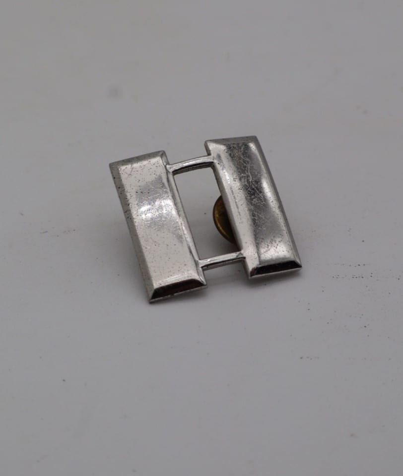 Insigne grade Capitaine US Army WW2 – Captain bars – 1/20 Silver Filled