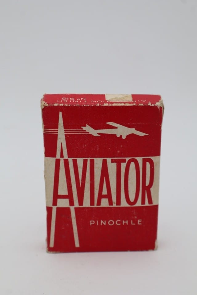 Ancien jeu de cartes Aviator Pinochle n°918 – USA – période WW2 / années 1940 — photo 3