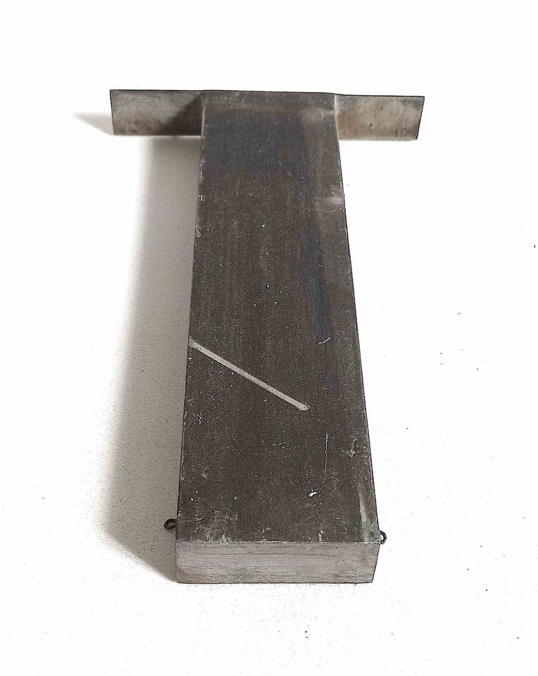 Lettre métal T Hauteur 25 cm — photo 2