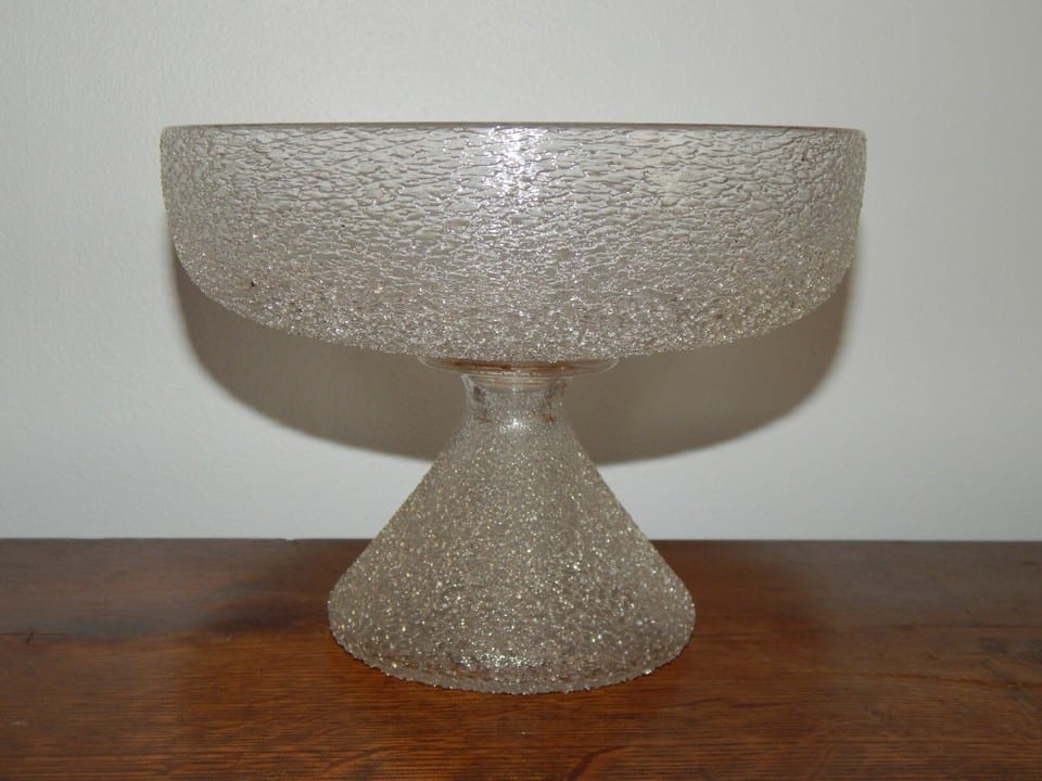 ANCIENNE Coupe Art Déco en CRISTAL Givré Baccarat ? — photo 2