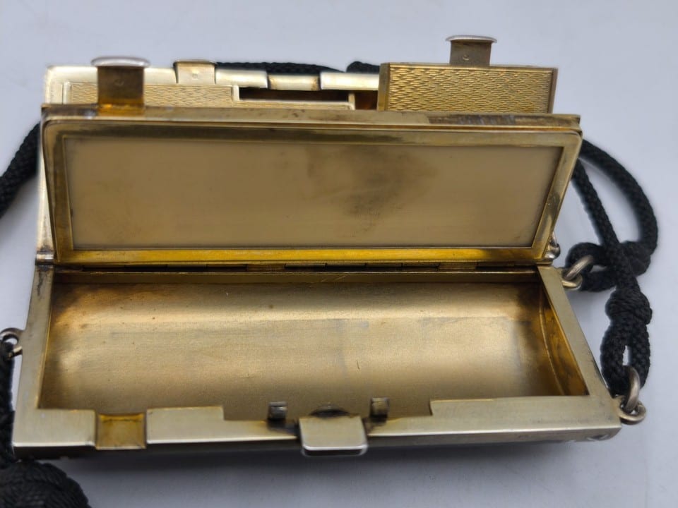 Minaudière Art déco en argent vermeil — Foto 4