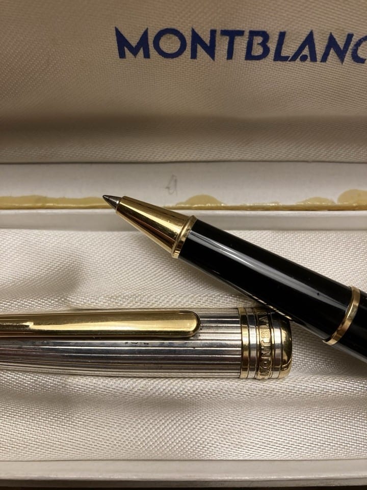 Stylo vintage Montblanc meisterstück capuchon argent massif — foto 4