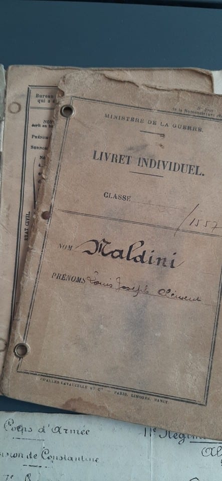 Lot Documents 1933 Soldat 11° RTA Tirailleurs Algériens Livret Militaire etc... — foto 3