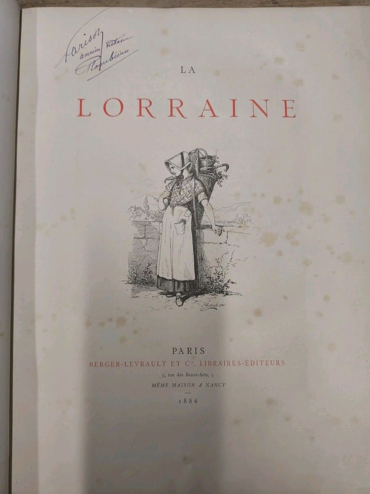 lot de livres anciens sur la lorraine — photo 8