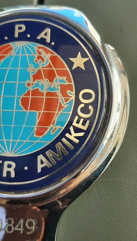 Plaque Automobile Police IPA International Association métal ORIGINAL Car badge — photo 5