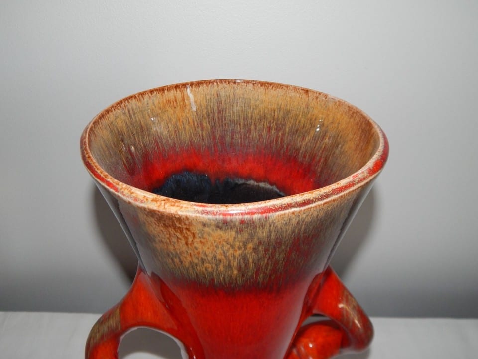 ANCIENNE VASE en Céramique Vallauris de Forme Libre à 2 ANSES Signé — photo 6