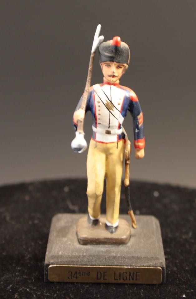 CBG Mignot soldat de plomb 1er Empire 34 ème de ligne tambour — Foto 2