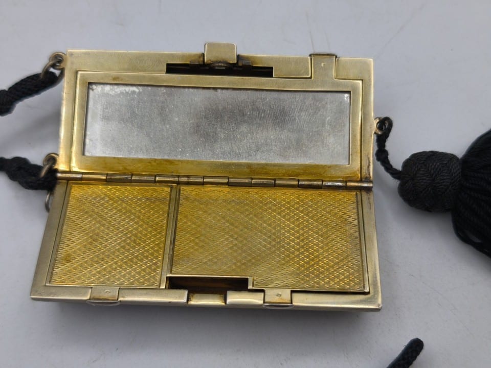 Minaudière Art déco en argent vermeil — Foto 2