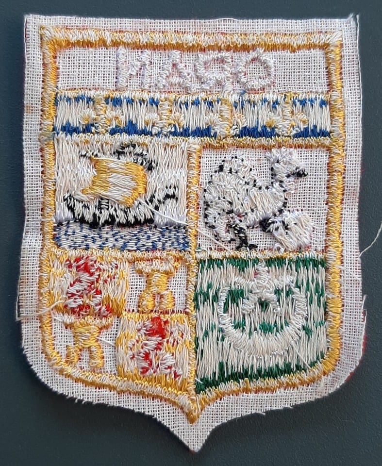 Écusson ancien ORAN Algérie Française brodé Blason ville tissu ORIGINAL 1950/60 — photo 2