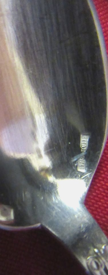 10 cuillères à café CHRISTOFLE  modèle violon à palmettes — photo 6