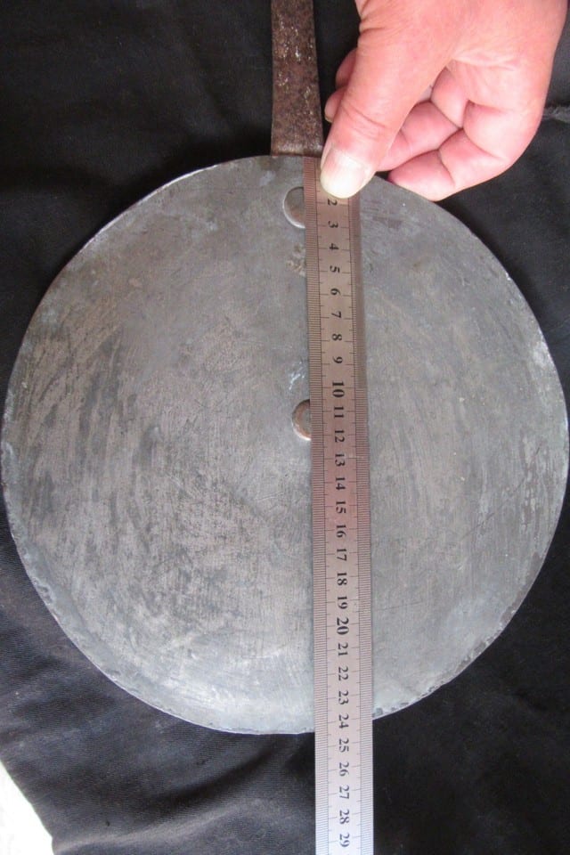 Ancien Couvercle Casserole Cuivre J Gaillard Paris  diam 24.7 CMS — photo 7
