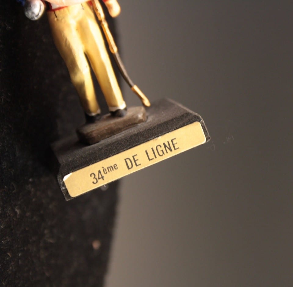 CBG Mignot soldat de plomb 1er Empire 34 ème de ligne tambour — Foto 7