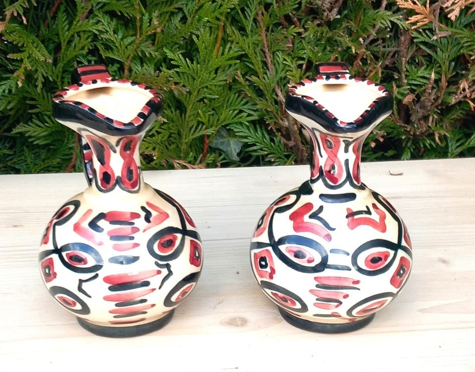 PAIRE PICHETS VALLAURIS atelier F A S E — photo 2