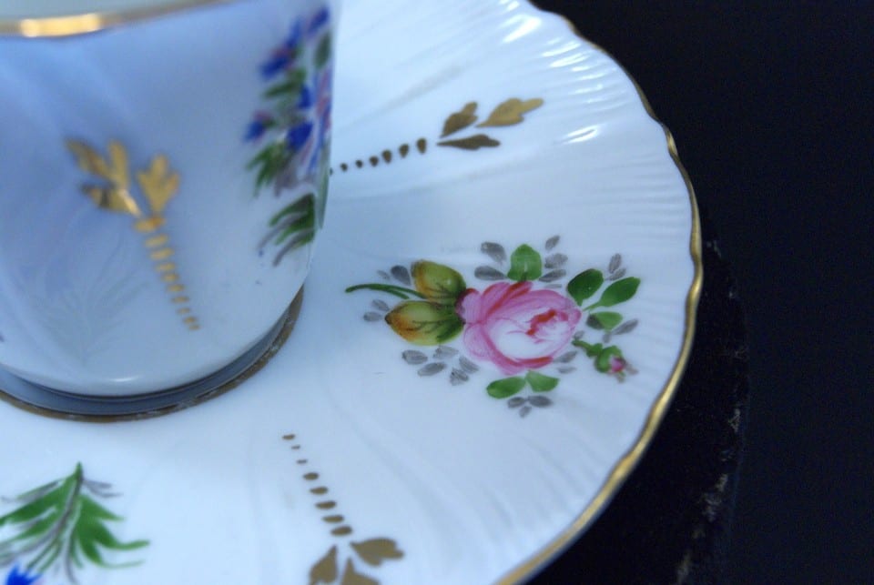 Tasse à café Porcelaine de Limoges Dumont french porcelain coffee cup — foto 5