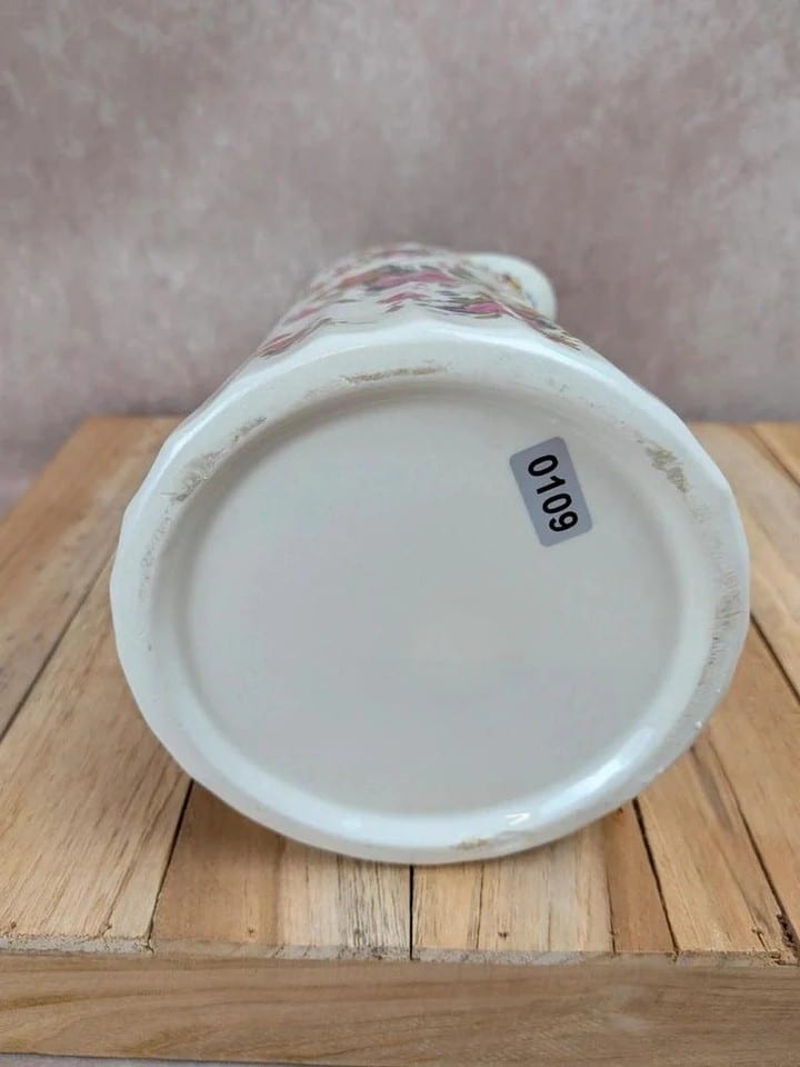 Grand pichet Fleury Staffordshire – décor floral anglais — photo 6