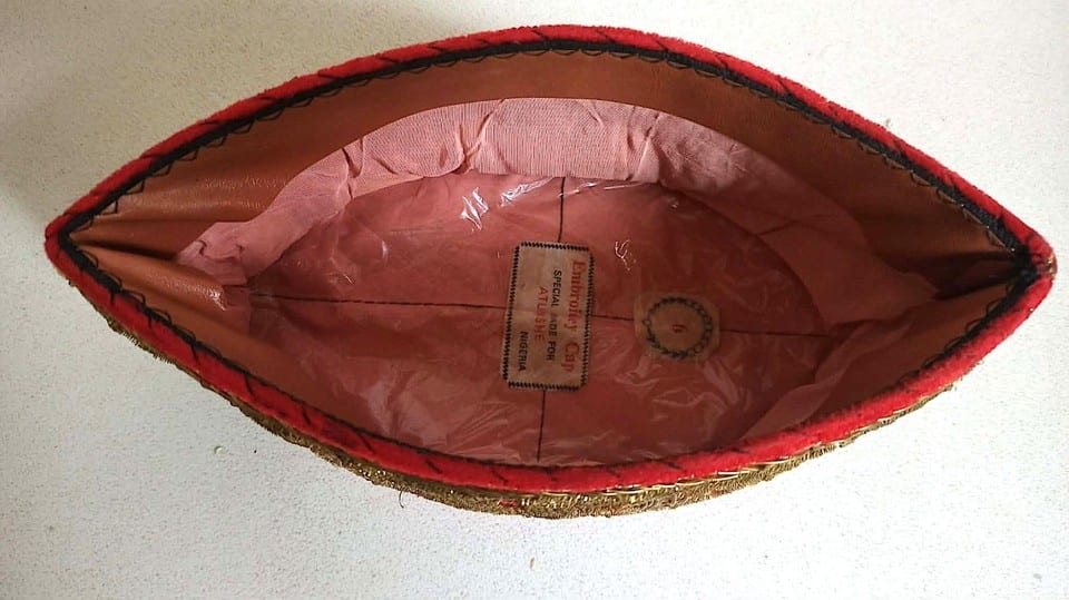 Chapeau traditionnel nigérien Igbo Largeur 29,5 cm — photo 8