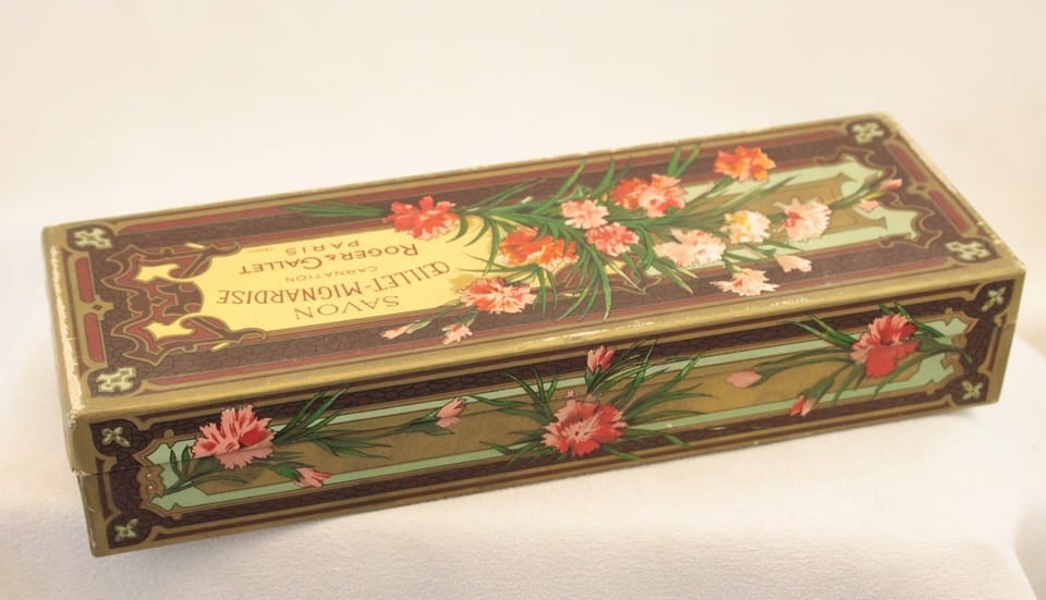 Boite ancienne cartonnée savon Roger & Gallet Paris french soap box — foto 4