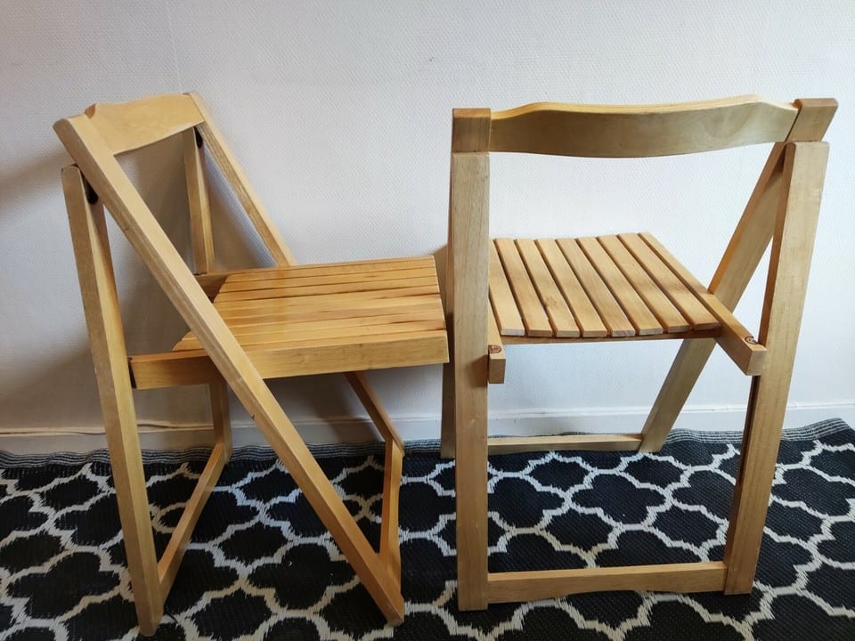chaises pliantes en bois — photo 3