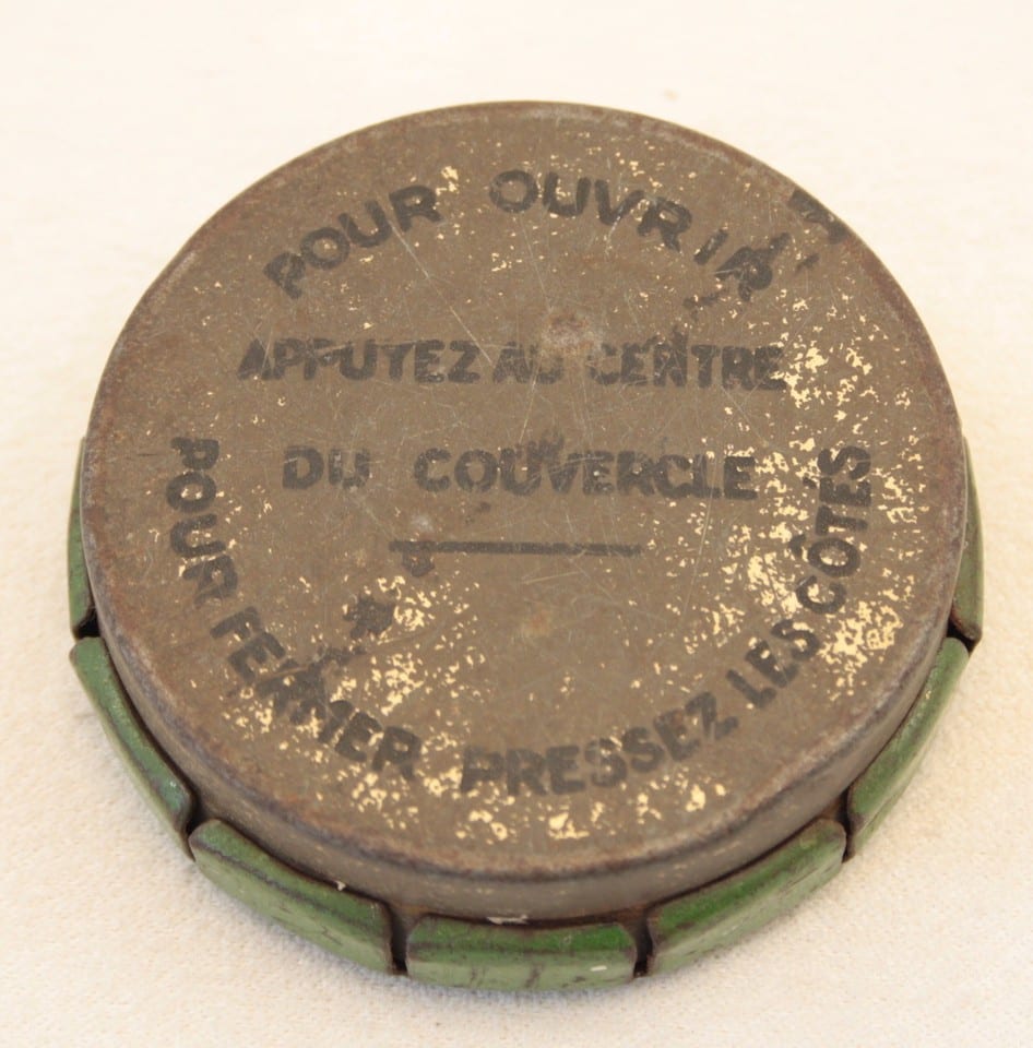 Boite ancienne tôle old tin box Perles Jumer système clic-clac — foto 2