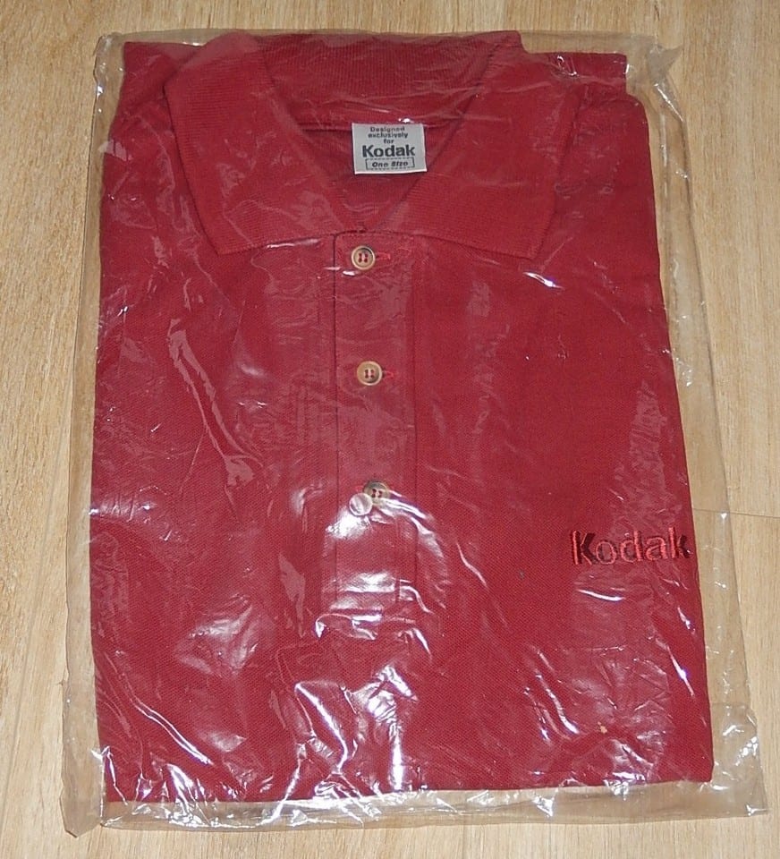 Ancien POLO KODAK rouge carmin - Designed exclusively for KODAK - Vintage 80' — Foto 5
