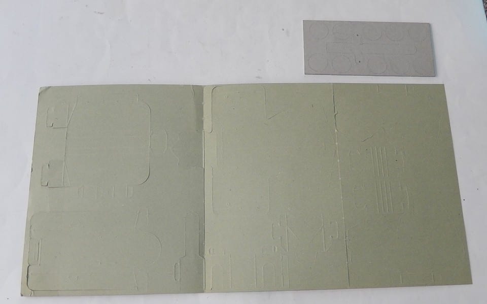 POWER RANGERS printed in JAPAN 1993 : Découpage carton / Planche à découper Zord — foto 2