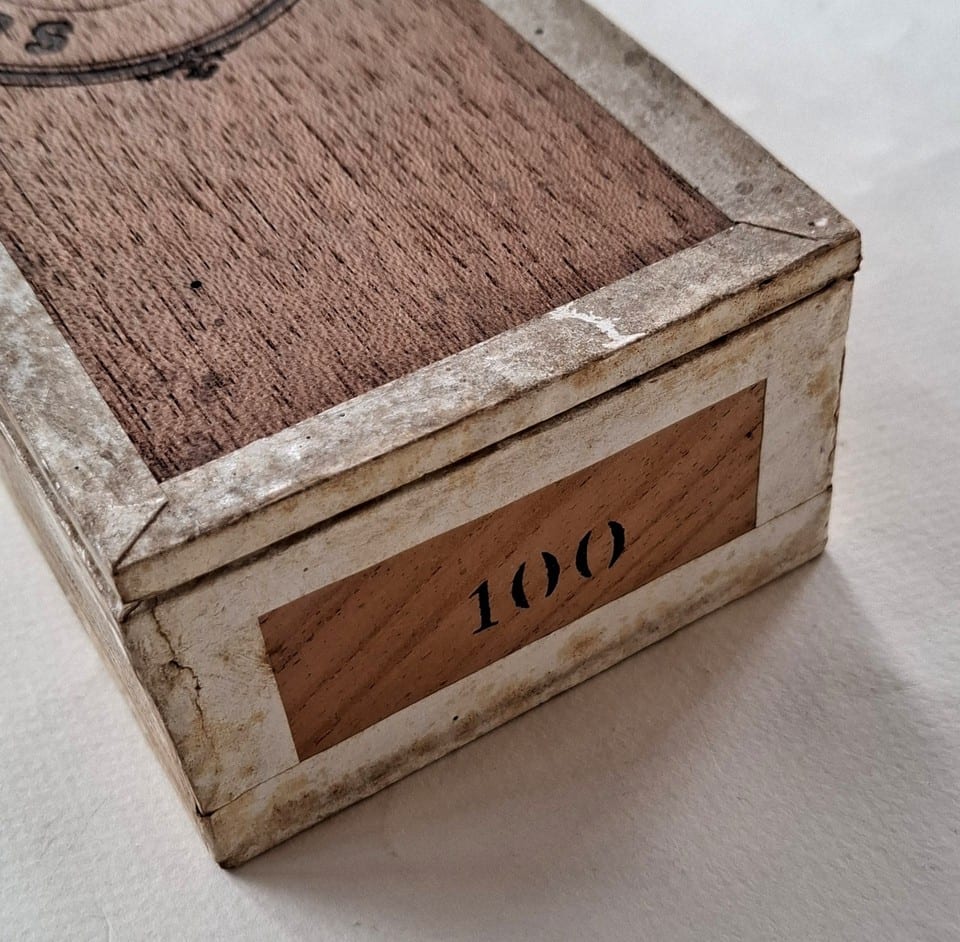 Rare boite à cigares Paul KLEENE'S Amsterdam Entre Actos en bois avec fermoirs — foto 5
