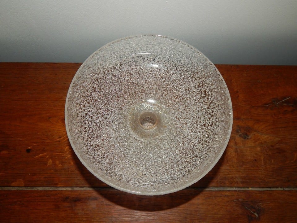 ANCIENNE Coupe Art Déco en CRISTAL Givré Baccarat ? — photo 8