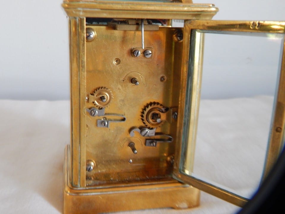ANCIENNE PENDULE Réveil D'OFFICIER en LAITON — photo 7