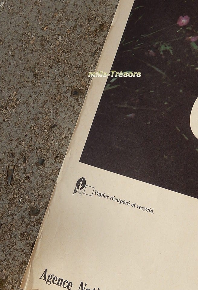 Ancienne AFFICHE GARDONS la FRANCE PROPRE par l'Agence des Déchets Vintage — Foto 4