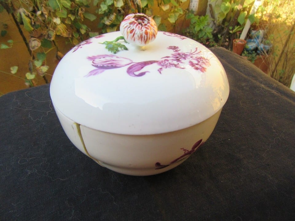meissen porcelaine- pot couvert- 18 ième/19 ième?