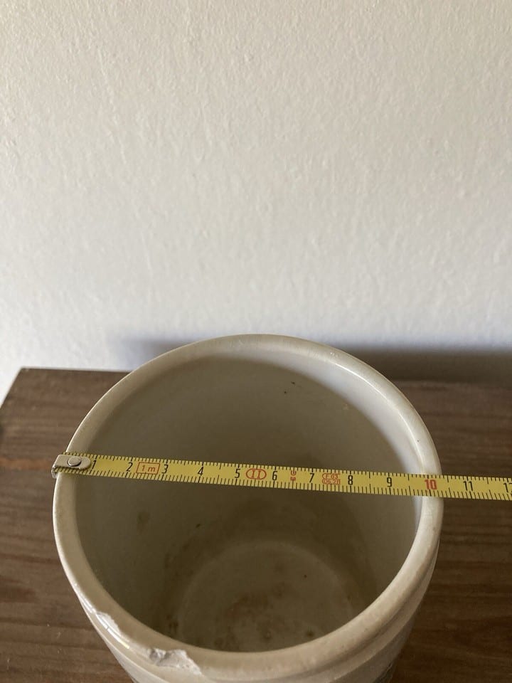 Pot en grès confiture Félix Potin années 30/40 — foto 7