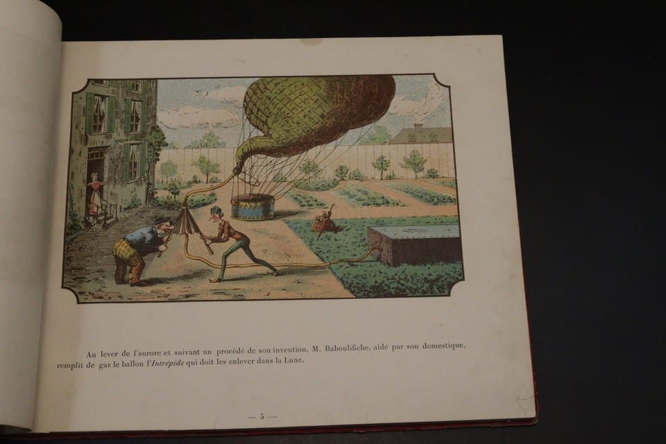 EO Voyage dans la Lune avant 1900 A. de Ville-d’Avray librairie Furne — Foto 5