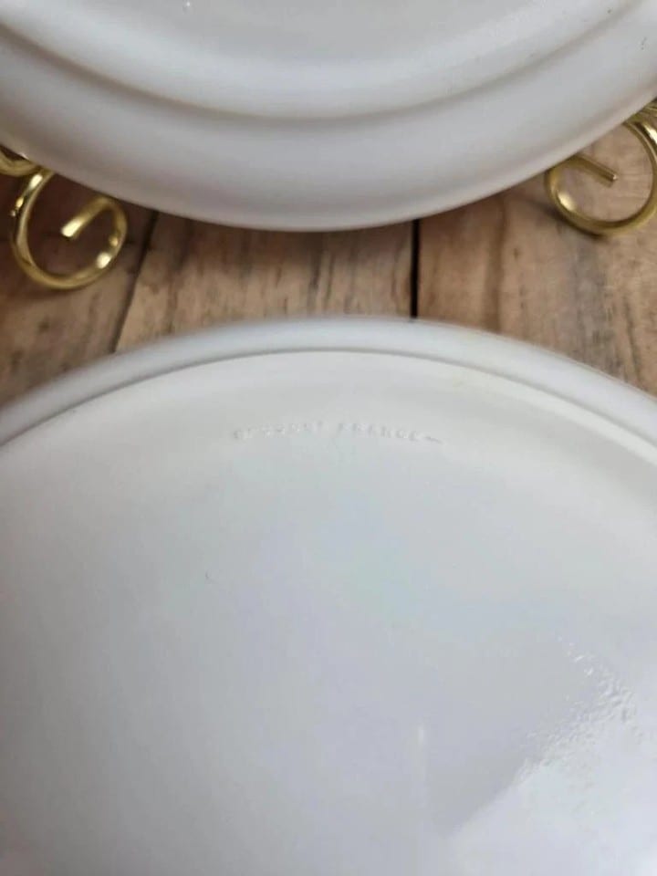 Lot 4 assiettes à dessert Arcopal Lotus vintage années 70 – 4 coloris — photo 6