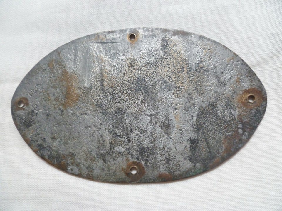 Plaque de Métier art populaire DANILLON COMMERÇANT A SIX FOURS LA SEYNE VAR — photo 2