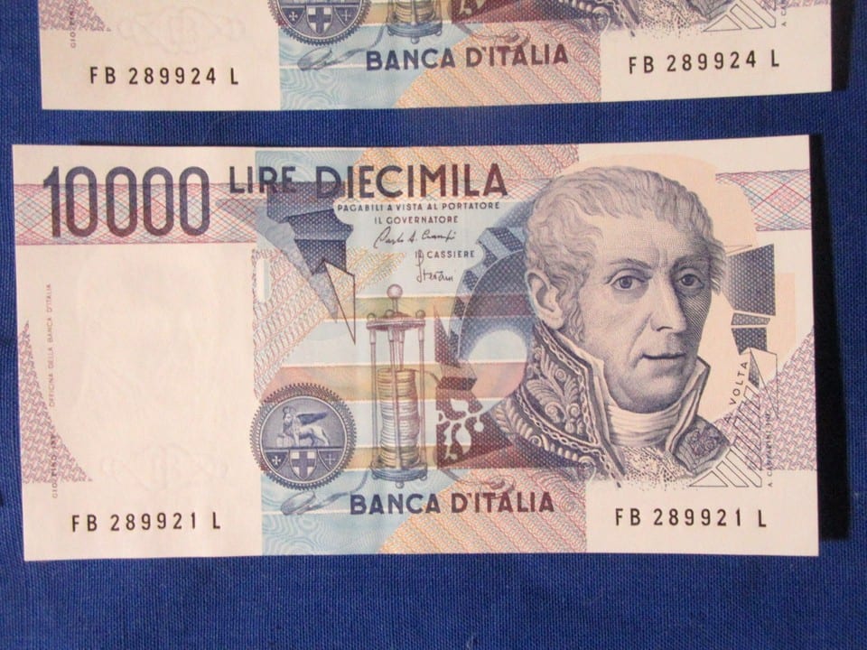6 BILLETS  10000 LIRE DIECIMILA  1984 - ITALIE- ITALY- ITALIA — photo 4