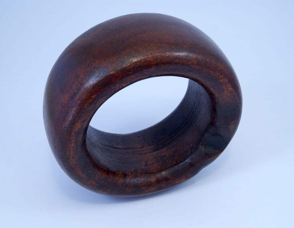 Forme à chapeau ancienne en bois french antique wood hat block mode marotte — foto 4