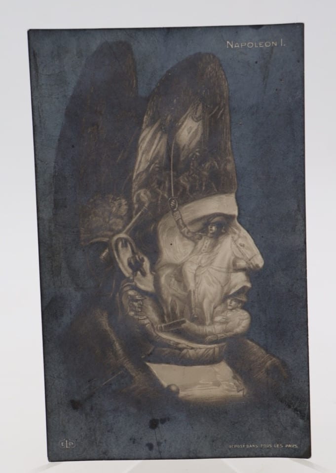 Carte postale ancienne Napoléon Ier – Illusion d’optique  – 1900 — photo 3