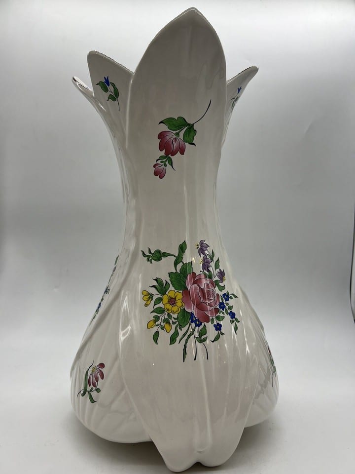 Vase en faïence KG Lunéville décor Réverbère — photo 2