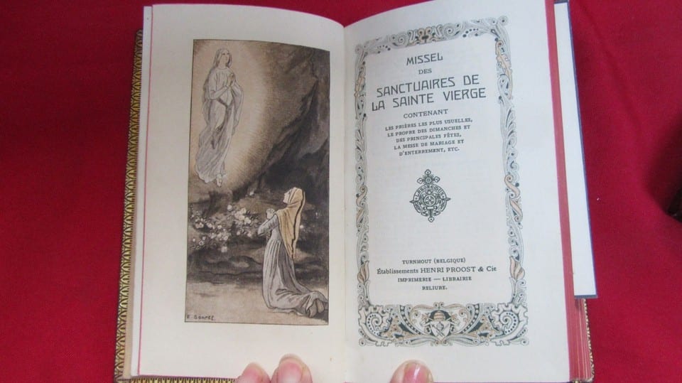Missel des sanctuaires de la Sainte Vierge 1935 Proost Turnhout n° 2288 - missal