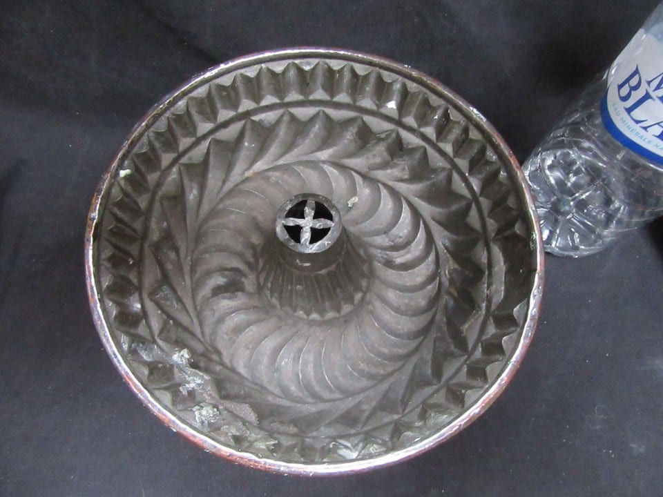 Ancien moule à gâteau en cuivre XIX siècle kouglof- monté en dents de loup — photo 3
