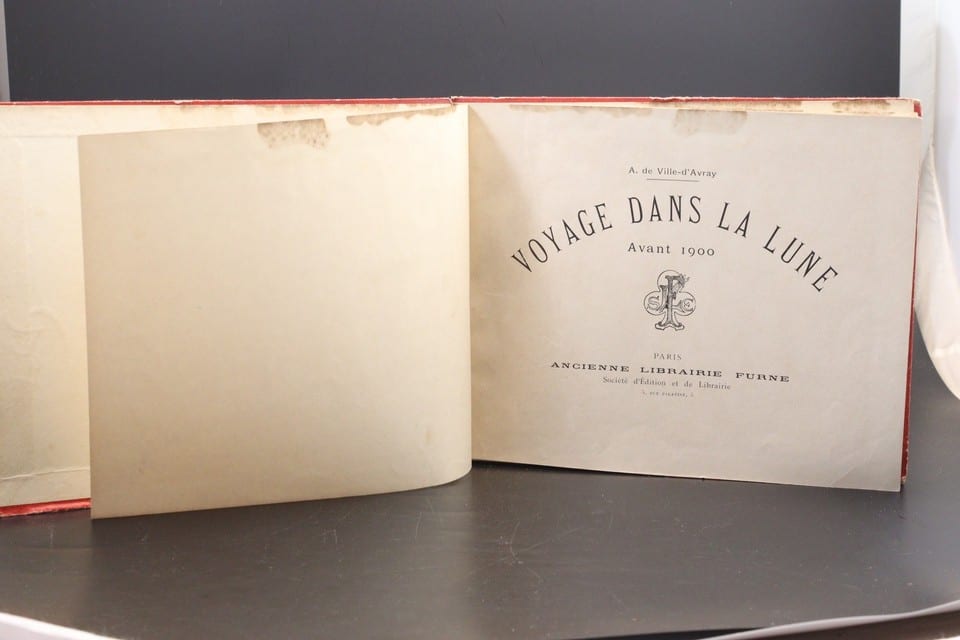 EO Voyage dans la Lune avant 1900 A. de Ville-d’Avray librairie Furne — Foto 2