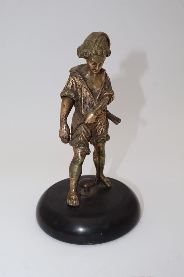 Statuette en bronze – Jeune garçon – XIXe — foto 6