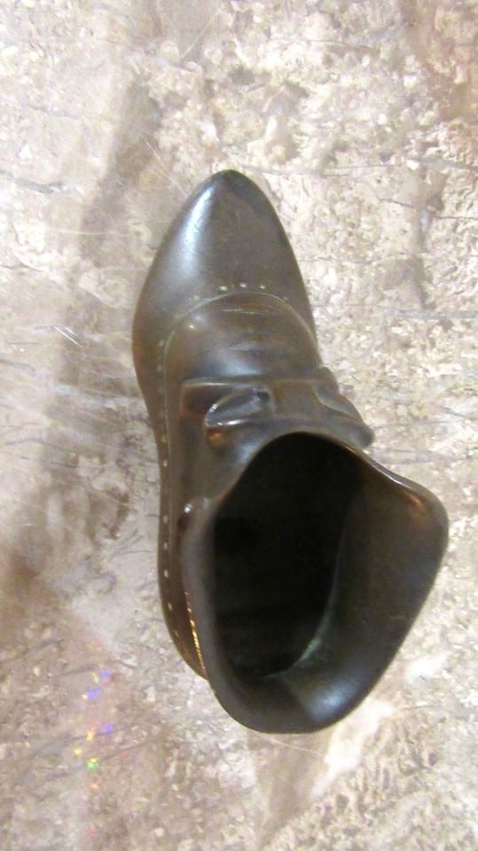chaussure bronze- objet décoratif de vitrine — photo 4