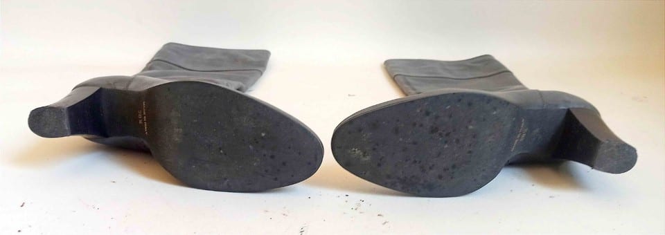 Paire de bottes hautes gris anthracite Taille 38,5 — photo 5
