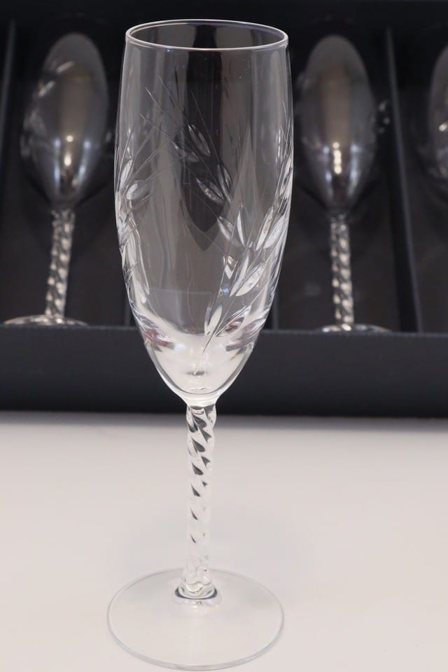 6 flûtes à champagne cristal d’Arques modèle Fleury taille Épis 17 cl — photo 3