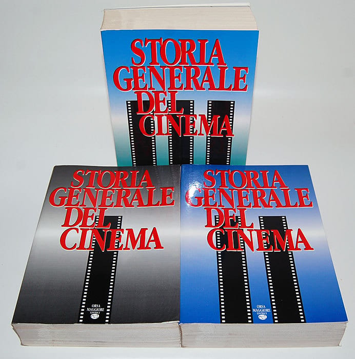 STORIA GENERALE DEL CINEMA 3 vol. complet 1987 Histoire du cinéma en italien