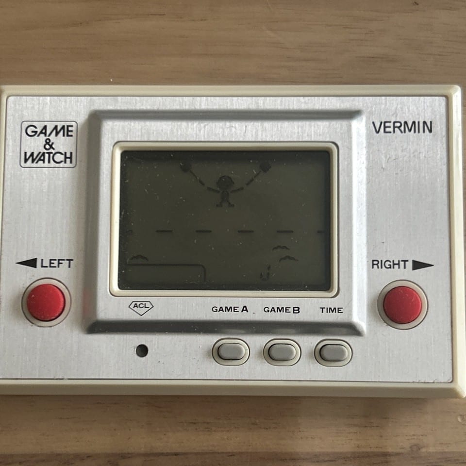 Nintendo Game & Watch VERMIN Console Portable