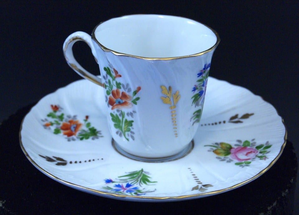 Tasse à café Porcelaine de Limoges Dumont french porcelain coffee cup — foto 4