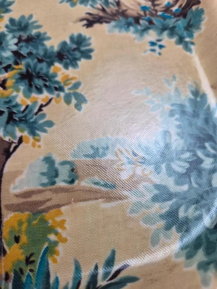Plateau vintage Cima Paris décor chasse à courre en fibre de verre — photo 6